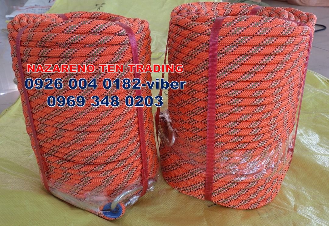 10m RESCUE ROPE (Category: Construction Tools & Equipment) located in Las Pinas. Submitted by itsmegelai.ram (Listing ID 1250599233, Image 1). Description: UTILITY RESCUE ROPE -For climbing -For hiking 10m 20m 30m 50m We Also Have Harness with double hook Safety hard helmet Coverall WE OFFER DISCOUNT IN BULK ORDERS For more info message or text at GIRLIE 09260040182-viber 09693480203 09567028557 09338559510 LANDLINE 046 5021460 046 4163920 Pin Lo
