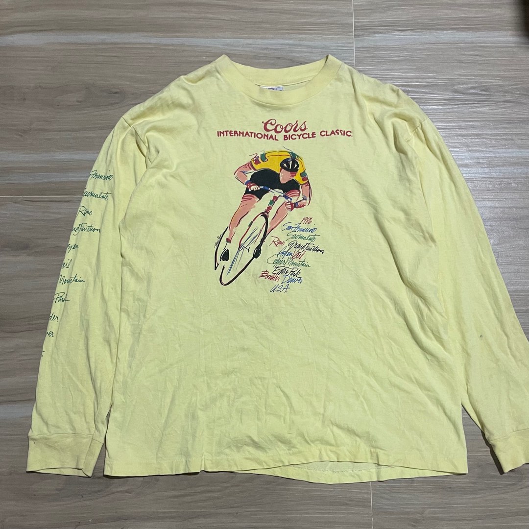 1986 Coors International Bicycle Classic Vintage Art LS Tee on Carousell