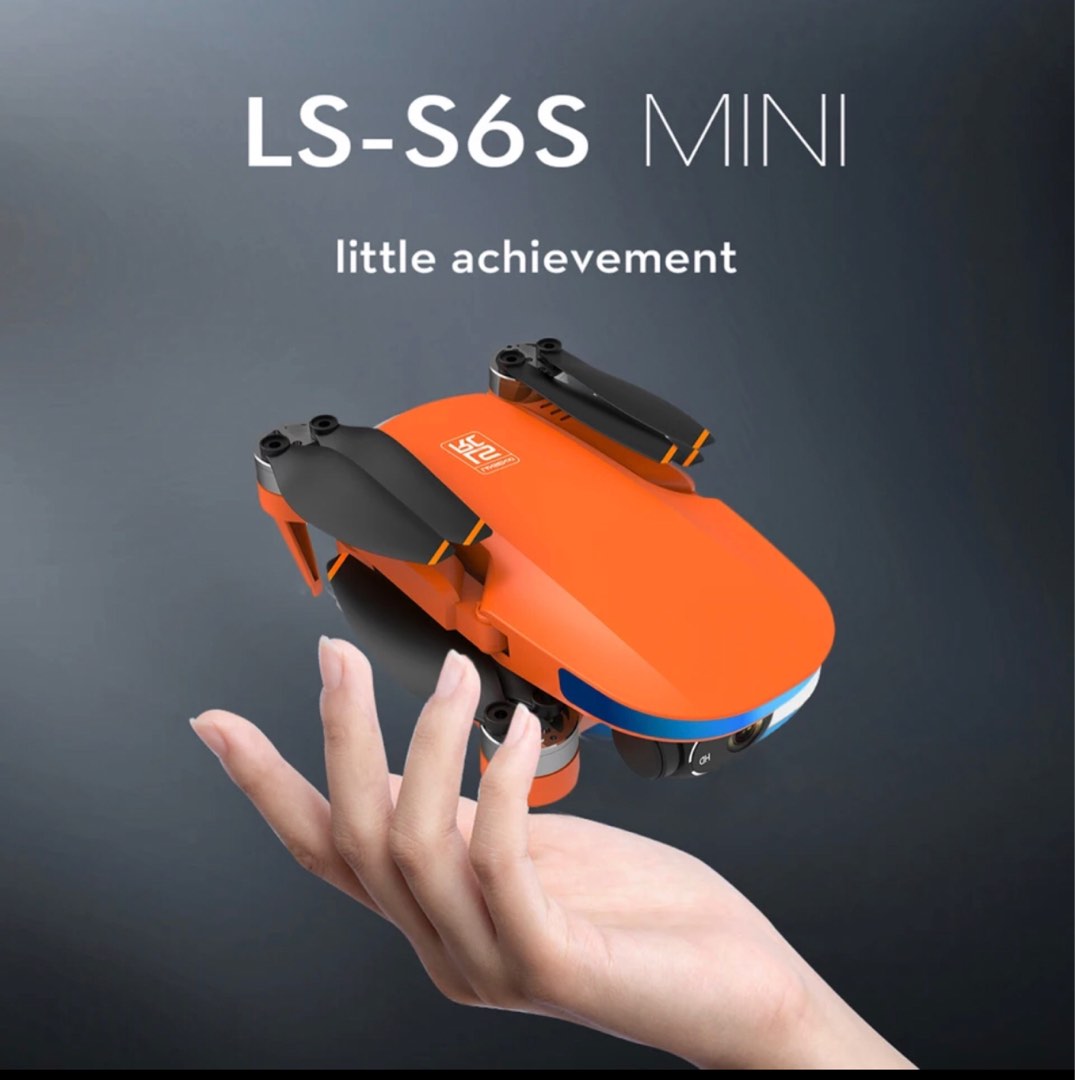 New S6S Mini GPS Drone 4K Professinal Dual HD EIS Camera Light Flow 5G ...