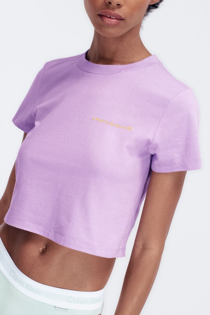 Jennie for Calvin Klein Tシャツ 紫 S ライラック