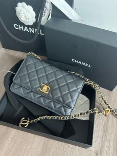 Lot 502 - Chanel Black Tissue Box and Mirror Vanity