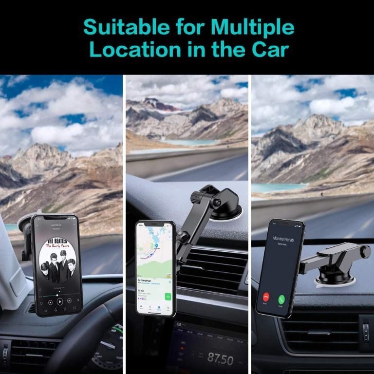 360° Car Phone Holder Blukar Air Vent Car Phone Mount Rotation Cradle R4W2  