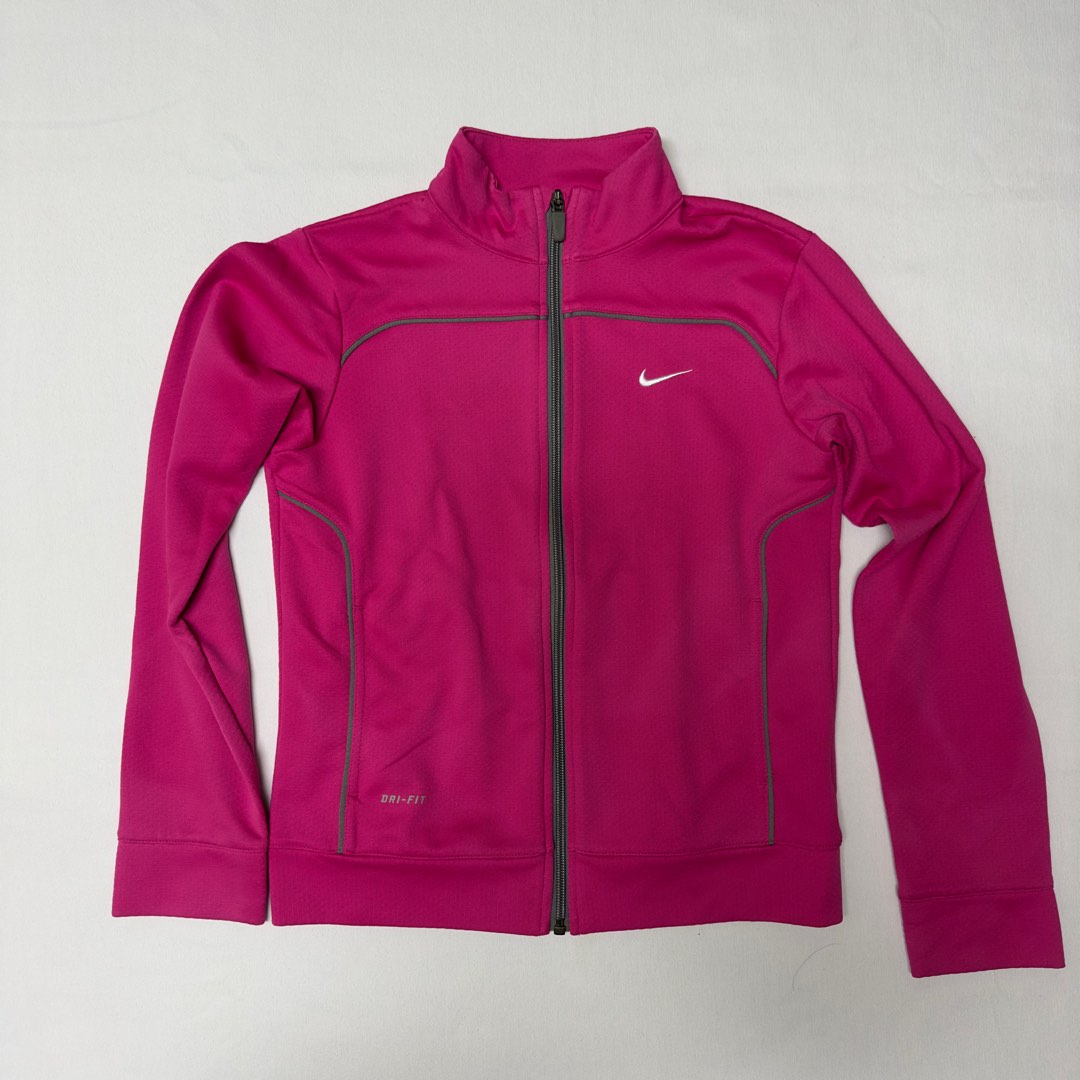 nike running jacket pink