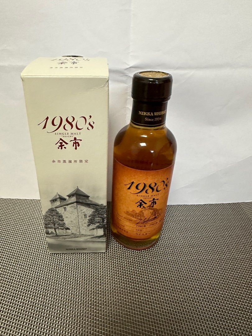 【希少】　１９８０’ｓ 余市（180ml）　ニッカウヰスキー　シングルモルト シングルモルト余市1980's 180ml 【公式通販】