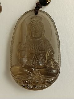 全新 冰曜琉璃 八大守護神-不動明王 項鍊