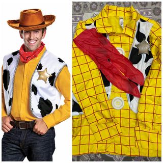 成人男裝 迪士尼玩具總動員 胡迪上衣 Disney Toy Story Woody Top Shirt Blouse64234155951107110