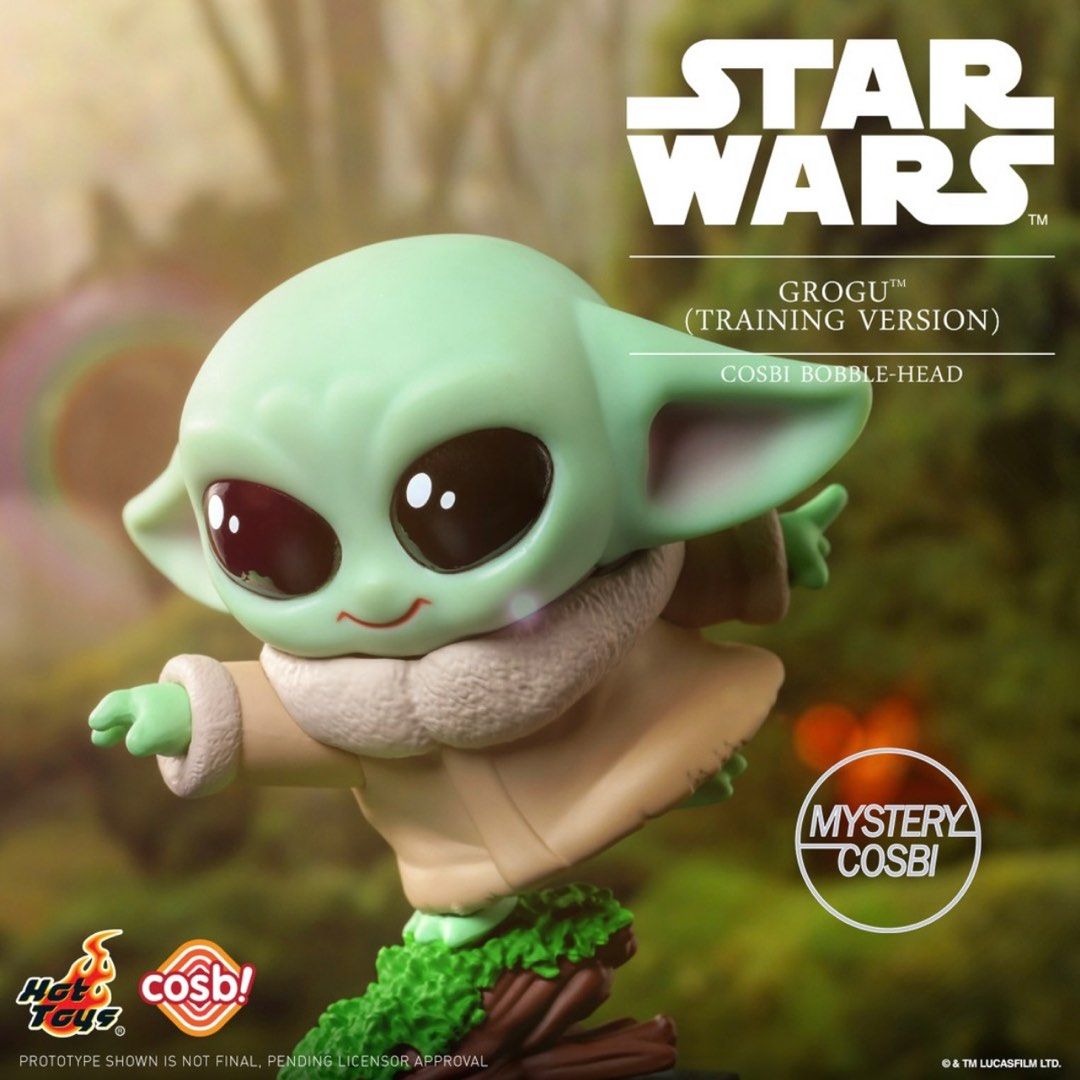 その他 HOTTOYS GROGU COSBI BOBBLE HEAD 1BOX Hot Toys Star Wars Grogu Cosbi Bobble-Head Collection Figure