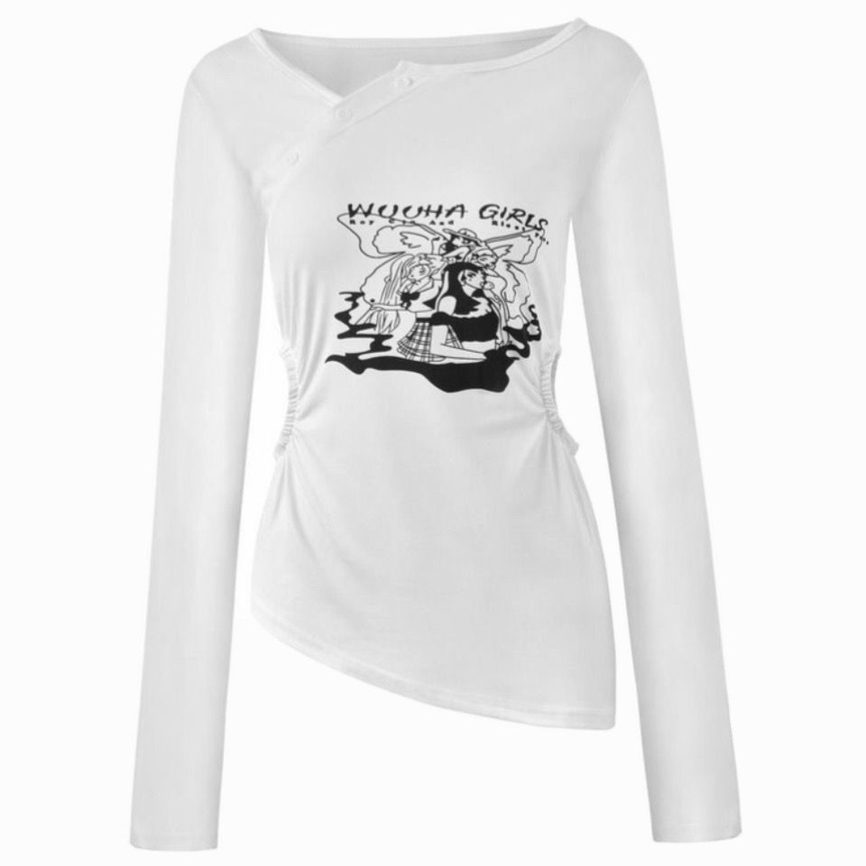 wooha girls asymmetrical top/mini dress, Women's Fashion, Tops ...