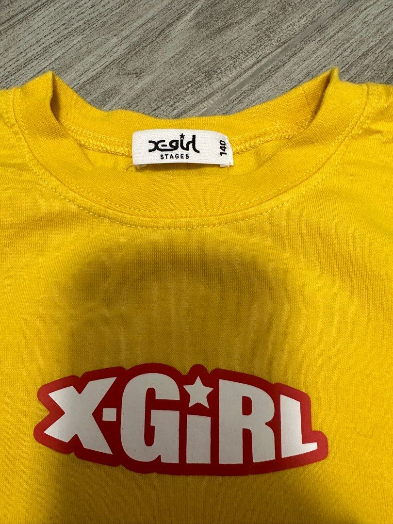 日本X-girl Stages Kids 小童Tee, 兒童＆孕婦用品, 嬰兒及小童流行時尚