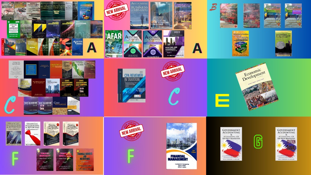 Accounting Books (AZ Section) PHP 20 30 [READ DESCRIPTION), Hobbies