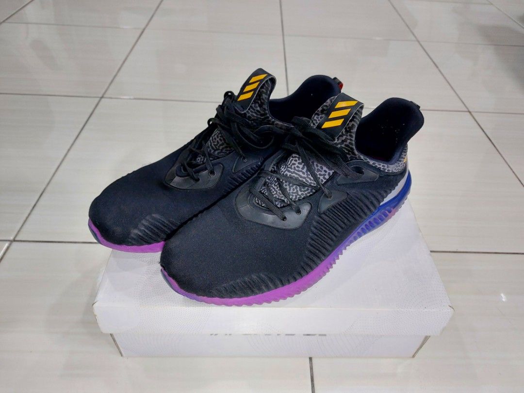 Adidas alphabounce discount purple blue