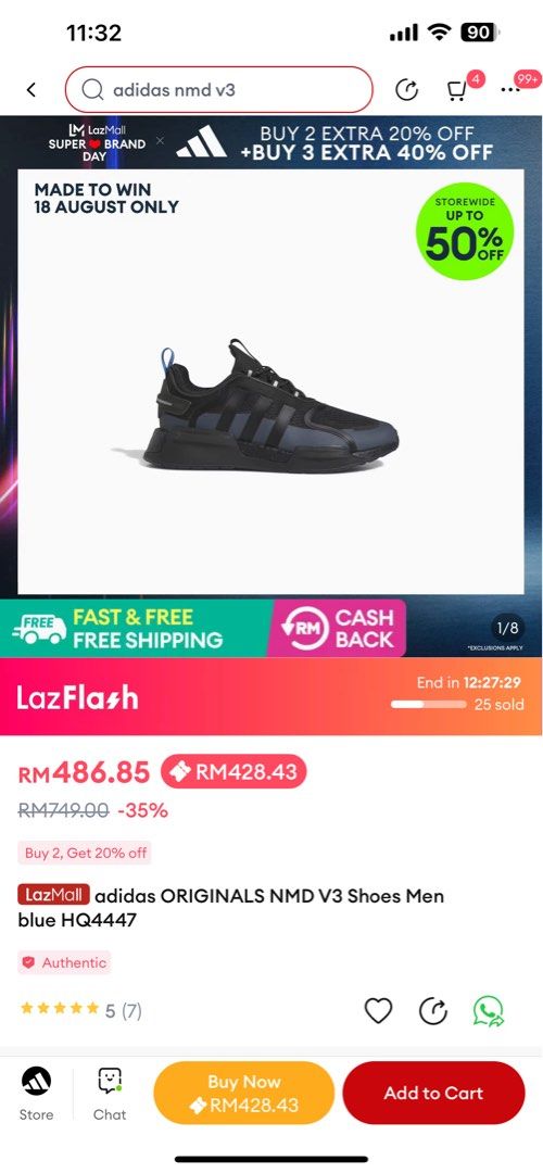 Adidas hotsell nmd lazada