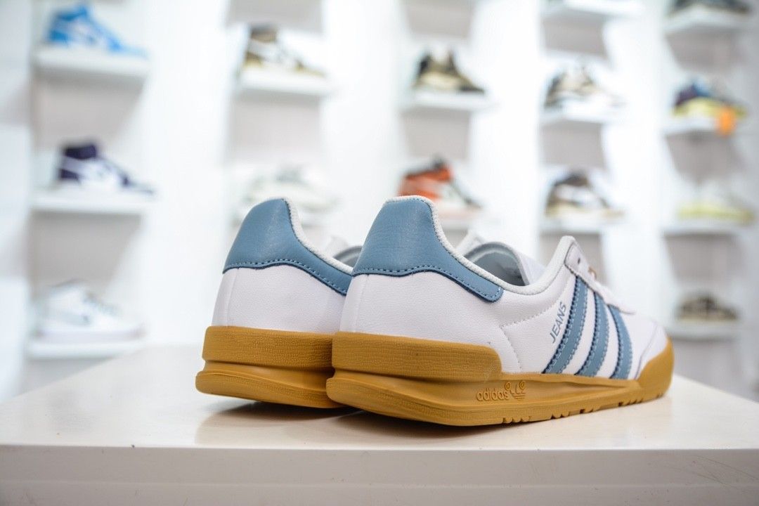 Adidas originals jeans white sale