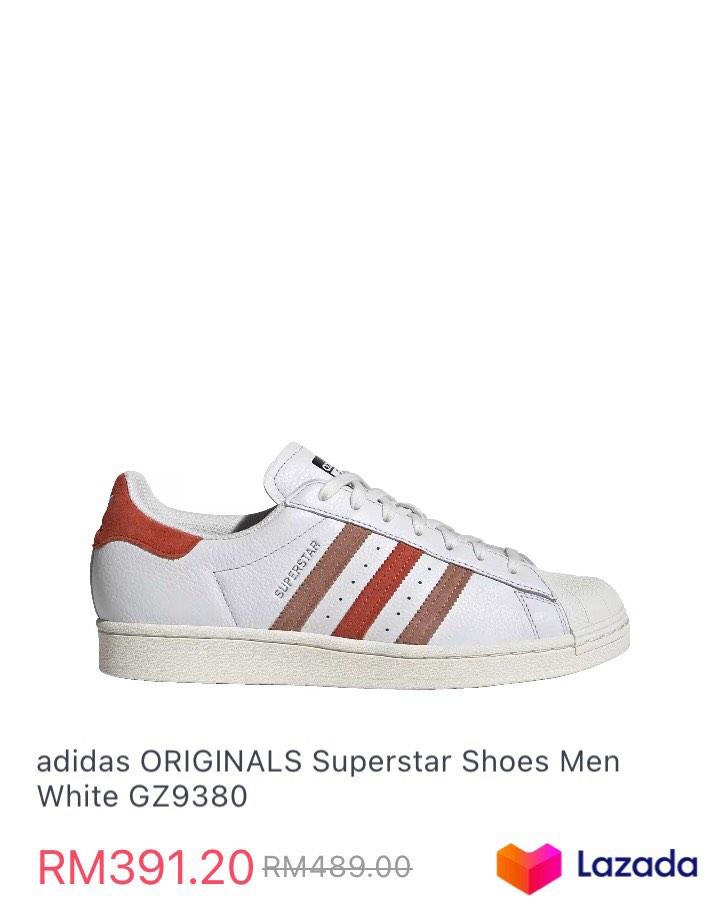 Originals superstar hotsell white mens