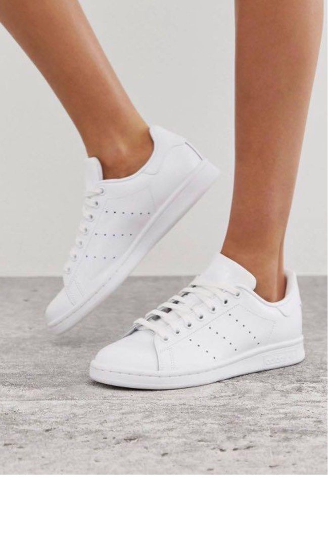 Adidas womens white stan smith sale