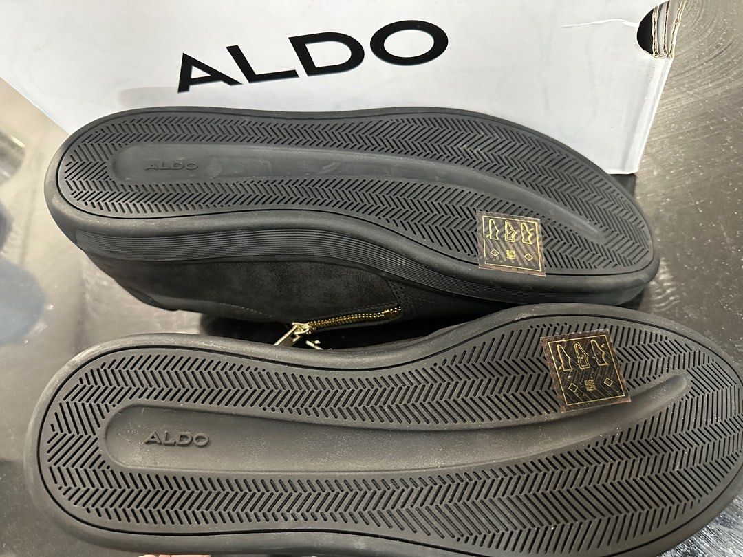 Aldo mens black suede shoes 2025