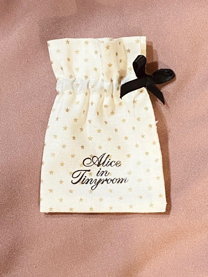 Alice in Tiny Room 飾品收納袋縮口袋束口袋, 她的時尚, 珠寶飾品與