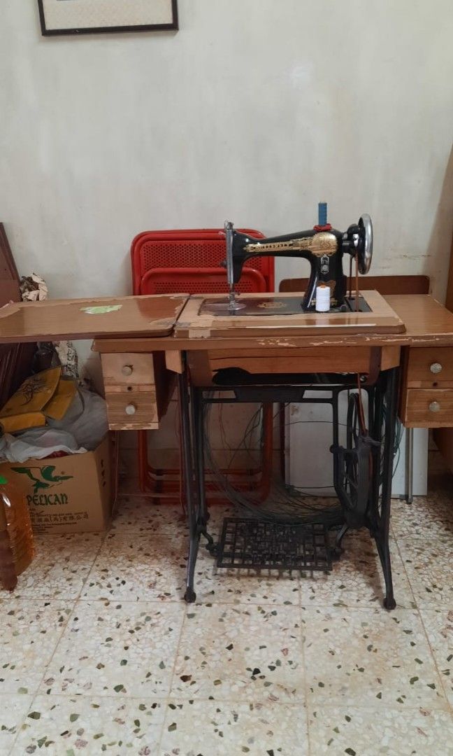 Antique Butterfly Sewing Machine, Hobbies & Toys, Collectibles & Memorabilia, Vintage