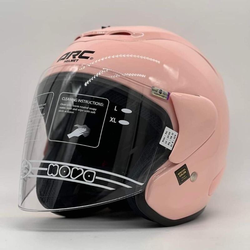 Pastel pink helmet 2025