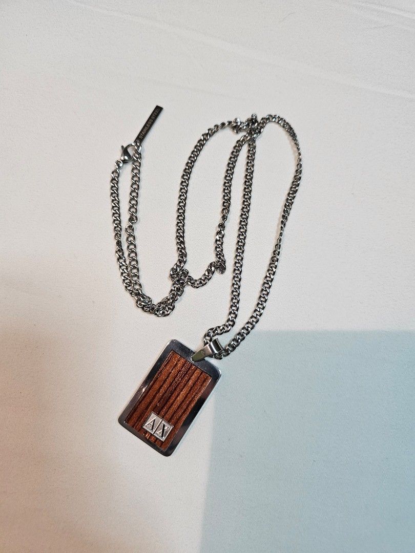 Armani exchange necklace for mens online