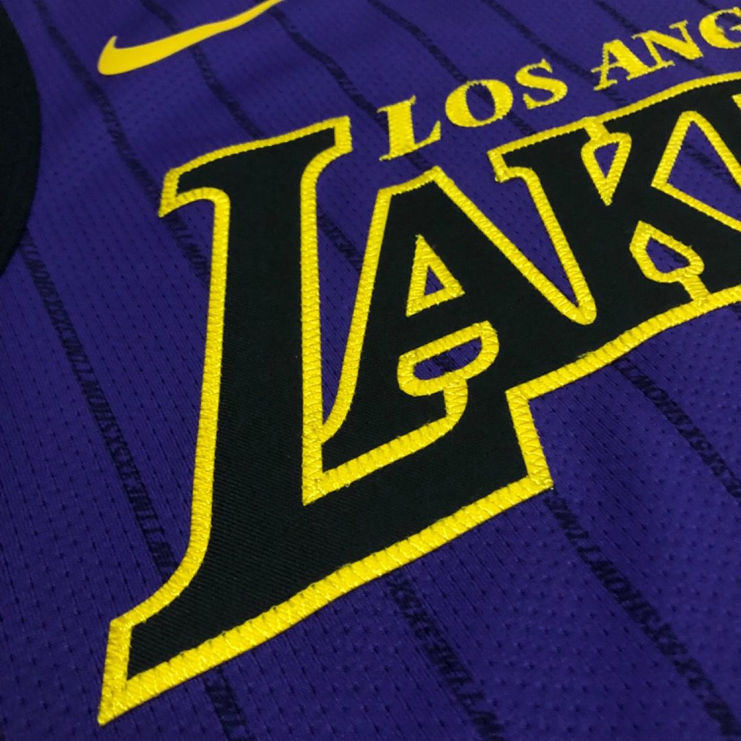 Men Nike Kobe Bryant Lakers Mamba Patch #8 Vaporknit Lore Jersey