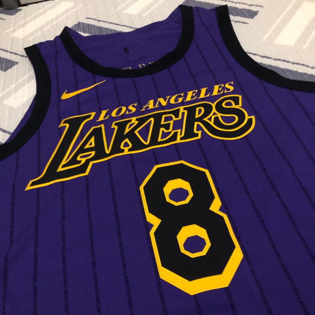 Nike Kobe Bryant #24 Los Angeles Lakers Purple 2018/19 Vaporknit Authentic Jersey - City Edition