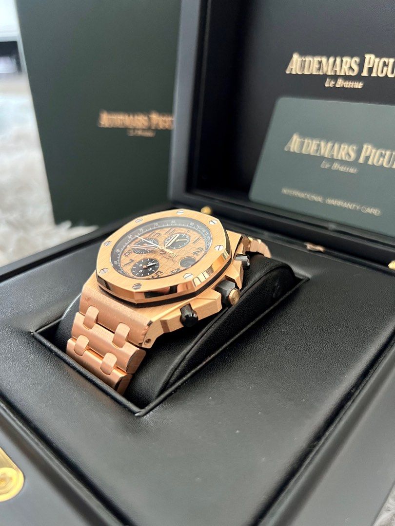 Gold audemars piguet royal oak offshore sale