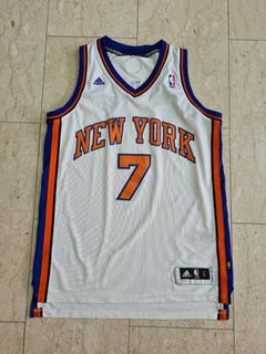 Carmelo Anthony New York Knicks #7 White Swingman Basketball