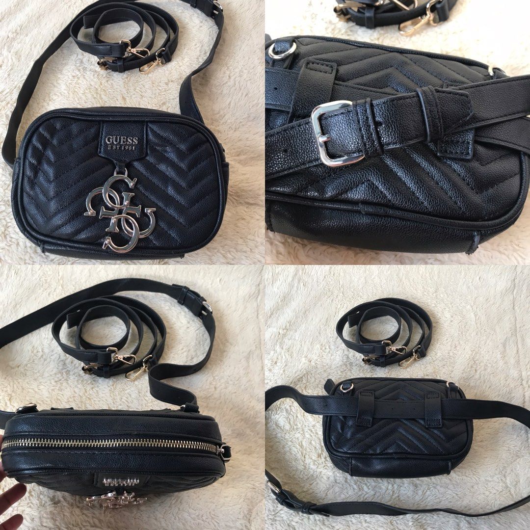 Guess violet convertible crossbody belt bag sale