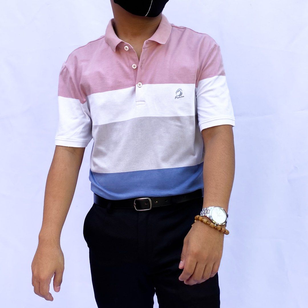 Authentic HLA Tri-toned Polo Shirt (Category: Tshirts & Polo Shirts ) located in Iloilo. Submitted by sasukejd (Listing ID 1250723714, Image 3). Description: Large for men, Semi-XL for women Dimensions: 29x22 Classic styles! Excellent Condition! .