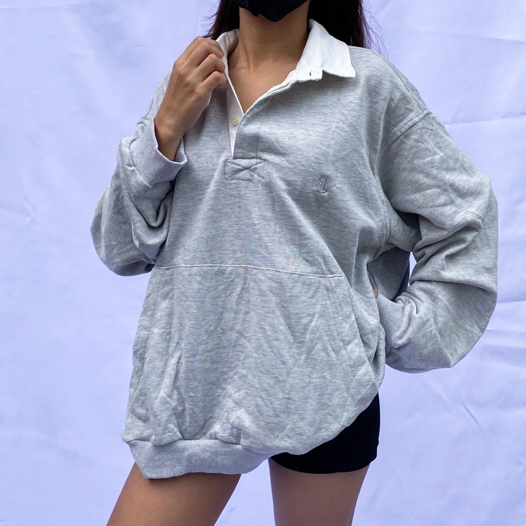 Authentic Lafudge Store Gray Rugby Polo Longsleeves (Category: Tshirts & Polo Shirts ) located in Iloilo. Submitted by sasukejd (Listing ID 1250733832, Image 2). Description: Large for men, XL for women Dimensions: 26x25 Looks like brandnew! Bring out your classic look! .