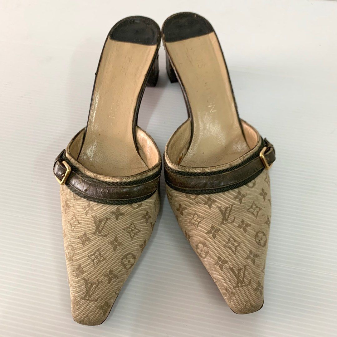 LV heels, Luxury, Sneakers & Footwear on Carousell