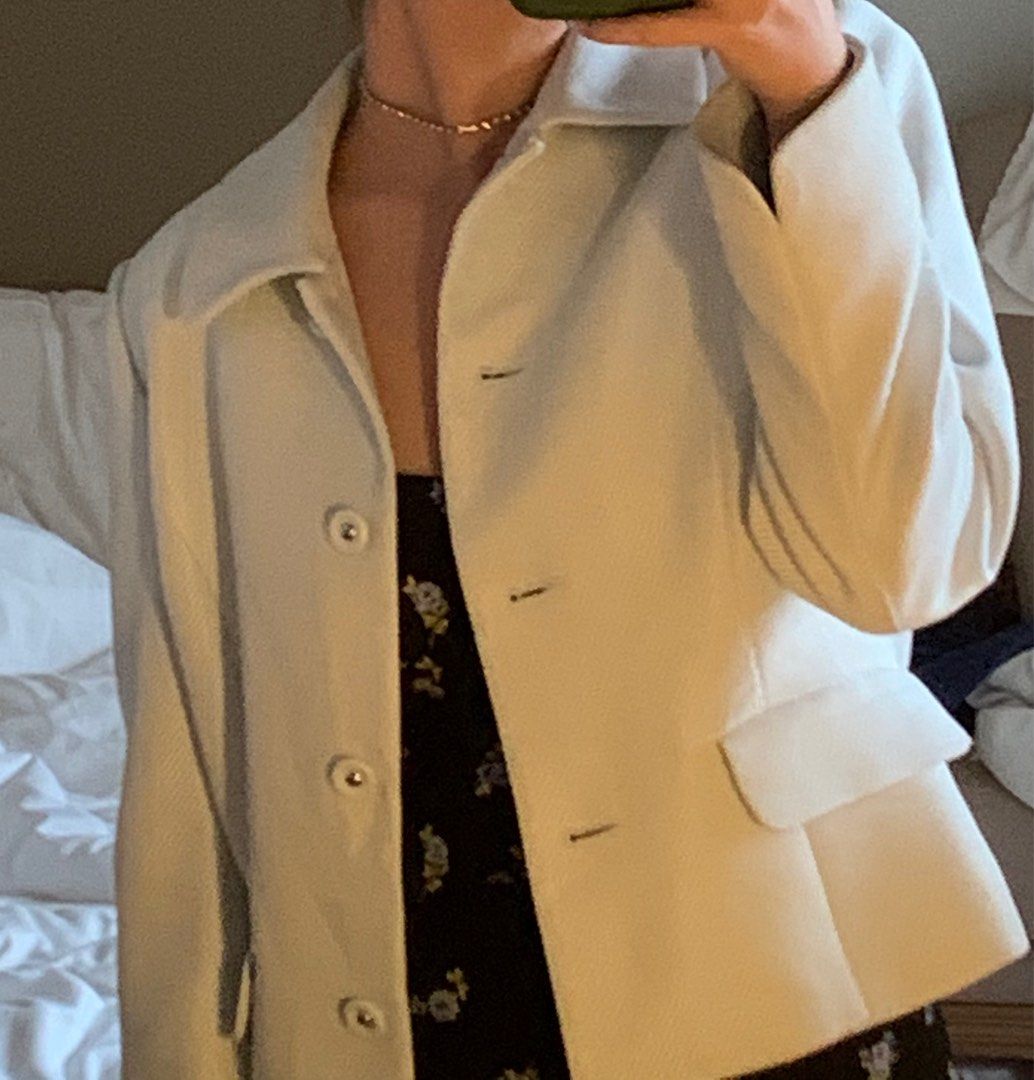 Baby Blue Vintage Blazer (Category: Coats, Jackets and Outerwear) located in Quezon City. Submitted by fromthearchive (Listing ID 1250701272, Image 3). Description: Super high quality blazer!! Fits S-M Negotiable Dm for more pics.