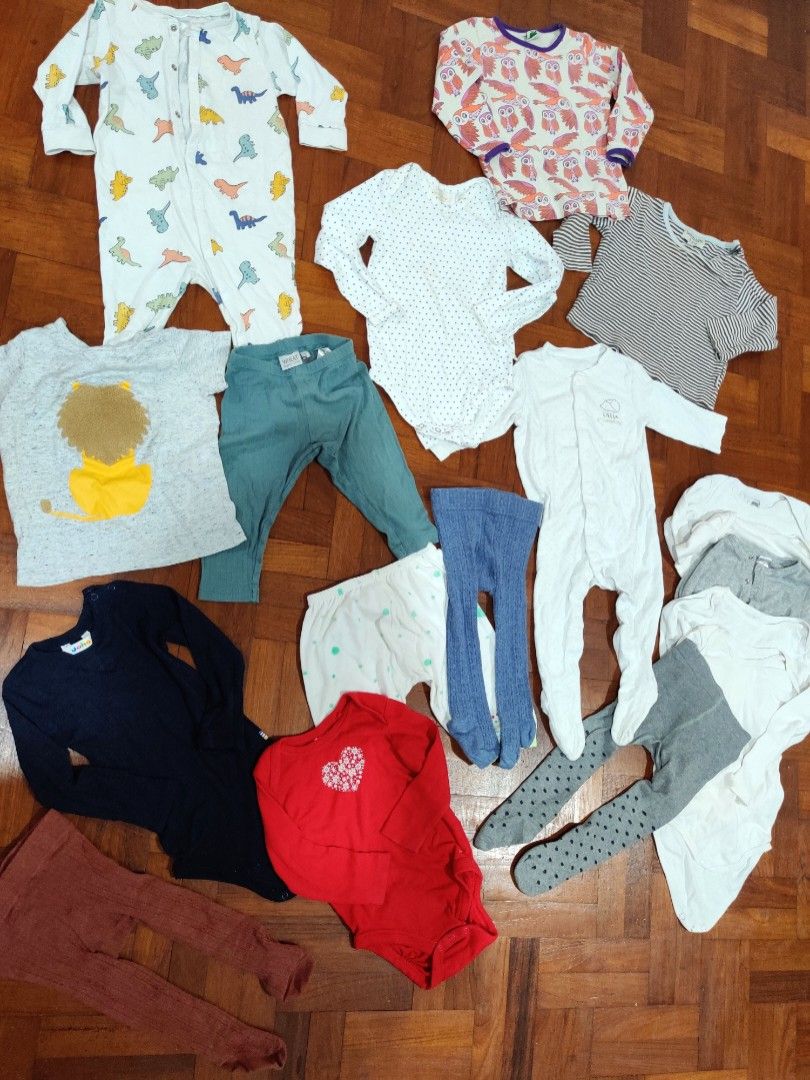 Baby Clothes size 1 year some items for cooler weather Seed H M