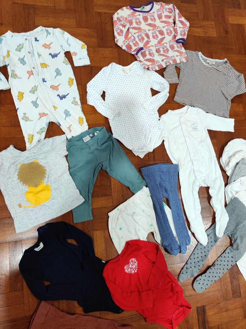 Baby Clothes size 1 year some items for cooler weather Seed H M