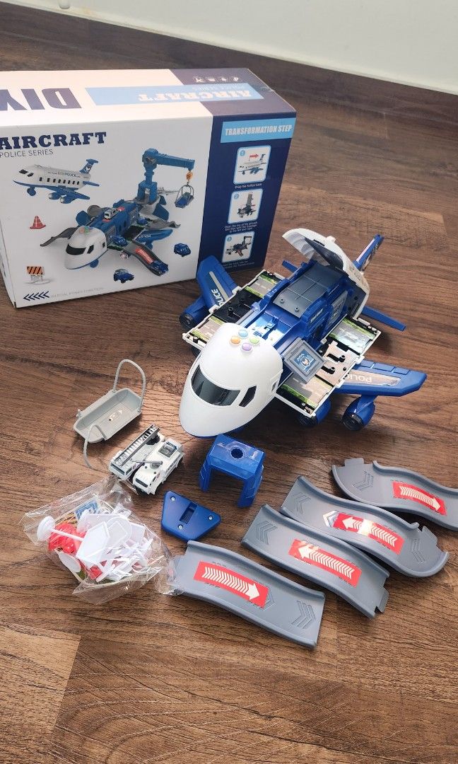 Large Police Lego Airplane Lego City Sky Police Jet Patrol #60206