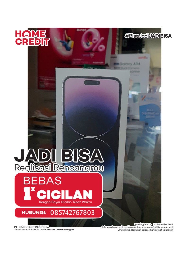 Bisa Cicilan IPhone 14 Pro Max 128GB Resmi, Telepon Seluler & Tablet