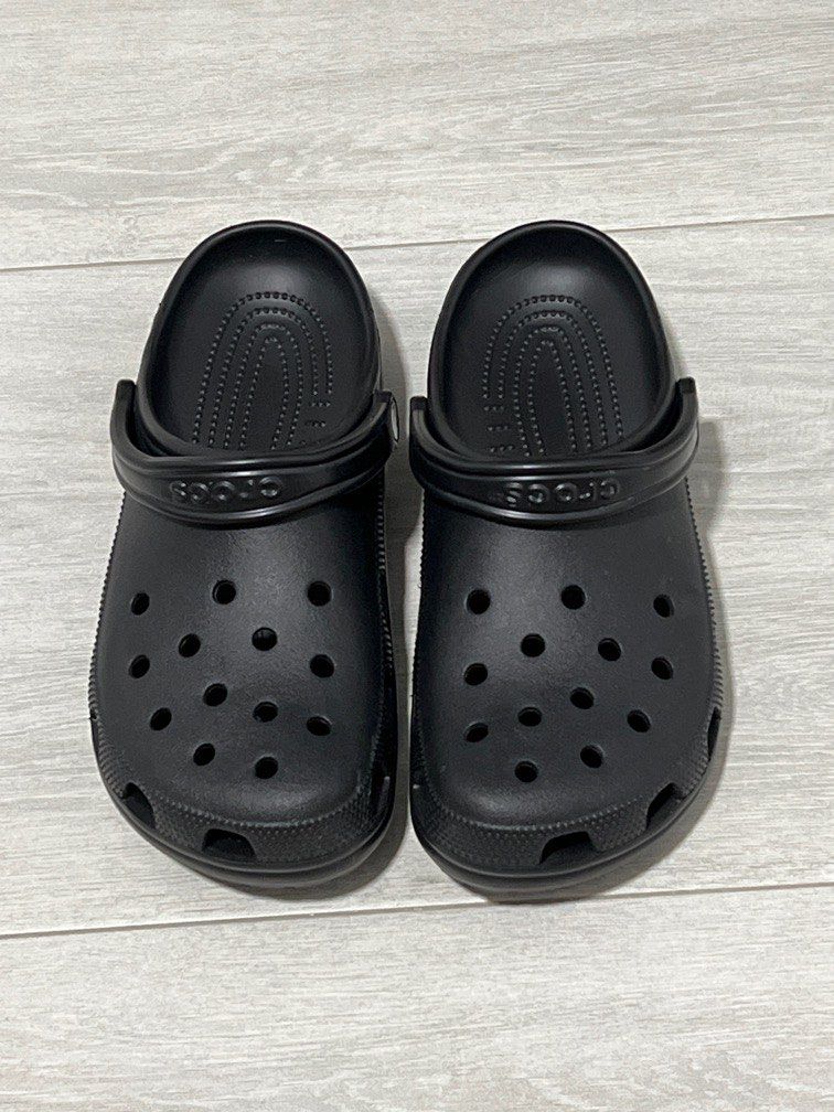 Mens black crocs size clearance 8