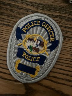 BN Iron on patch “police badge” for Halloween Dress Up parties