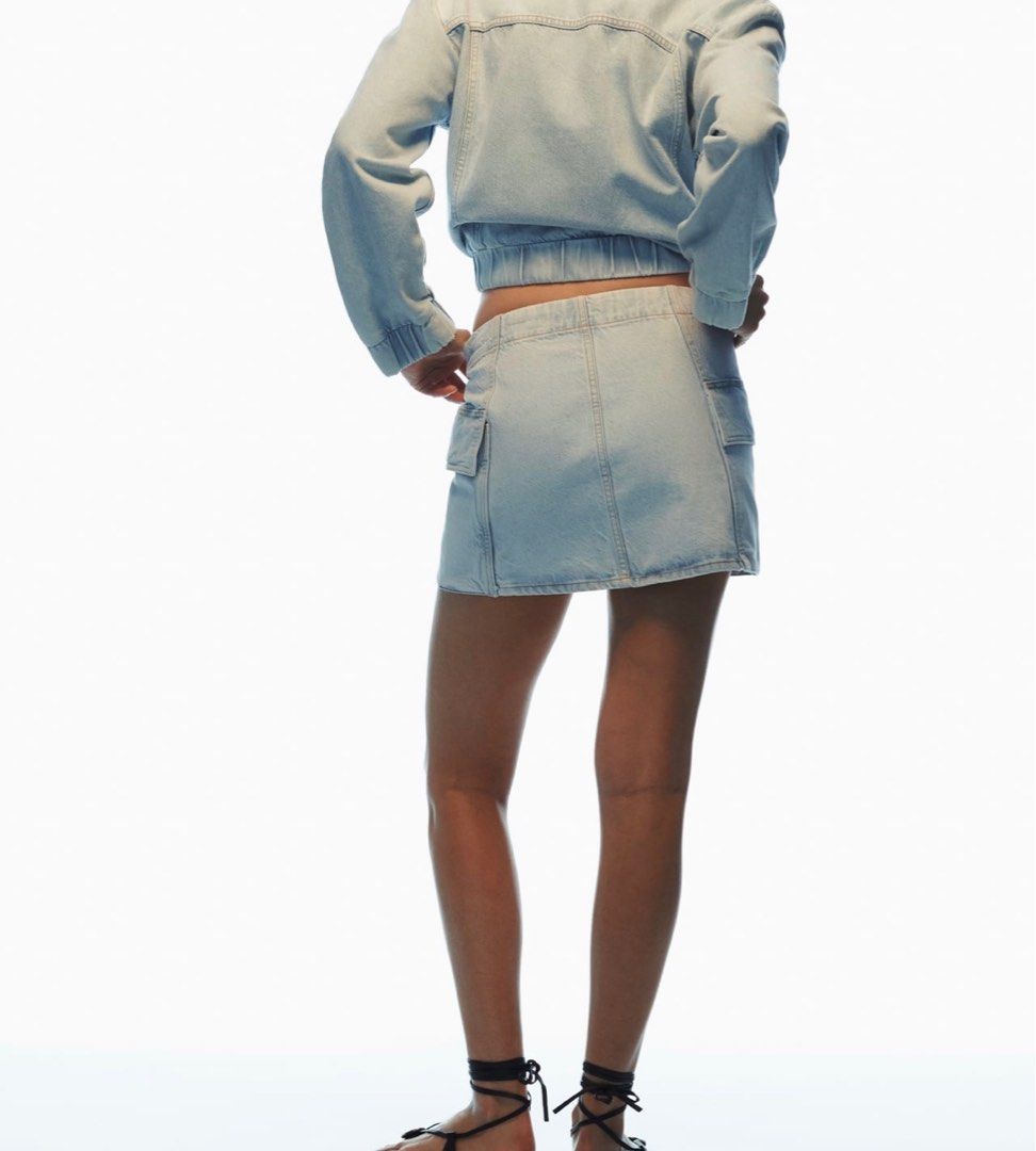 Vestido Zara Z1975 Denim Mini Mujer Azules Con Vestido ZARA Z1975