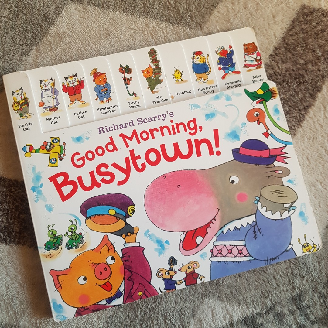 Board Book Good Morning Busytown on Carousell