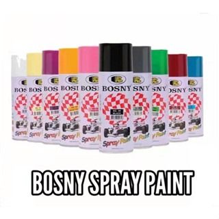 Bosny Spray Paint Solid Colors 100% Acrylic Spray Paint