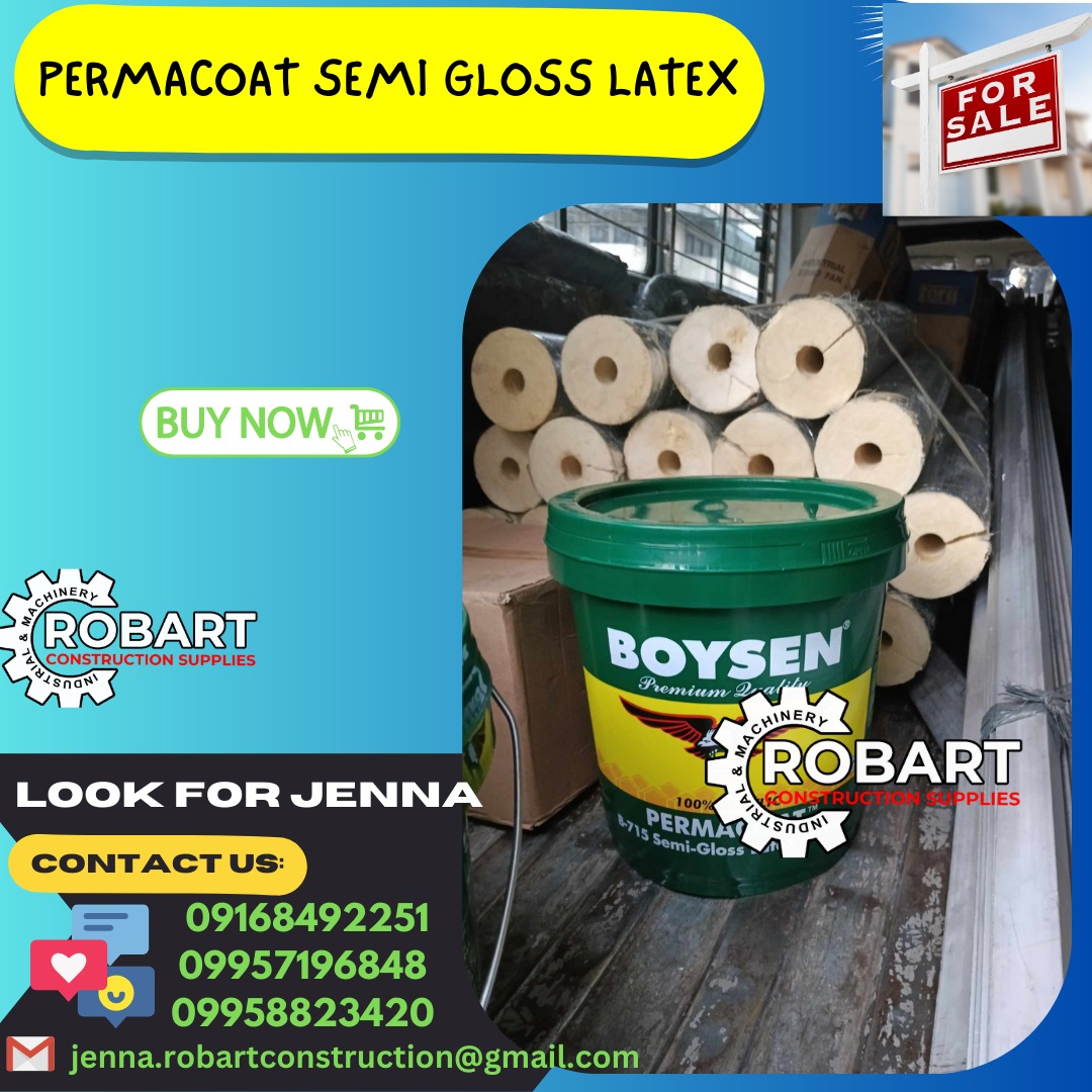 Boysen flat latex white B701 pail, Commercial & Industrial