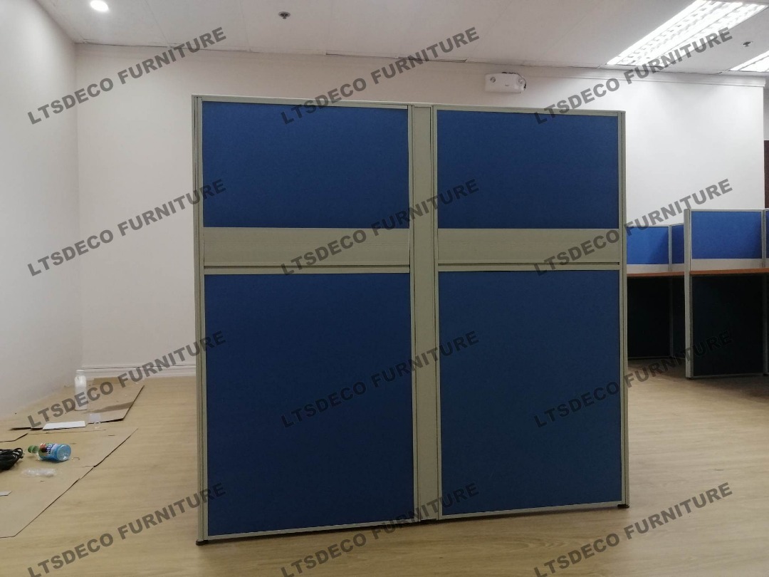 bpo table modular office partition -furniture cubicle tables on Carousell