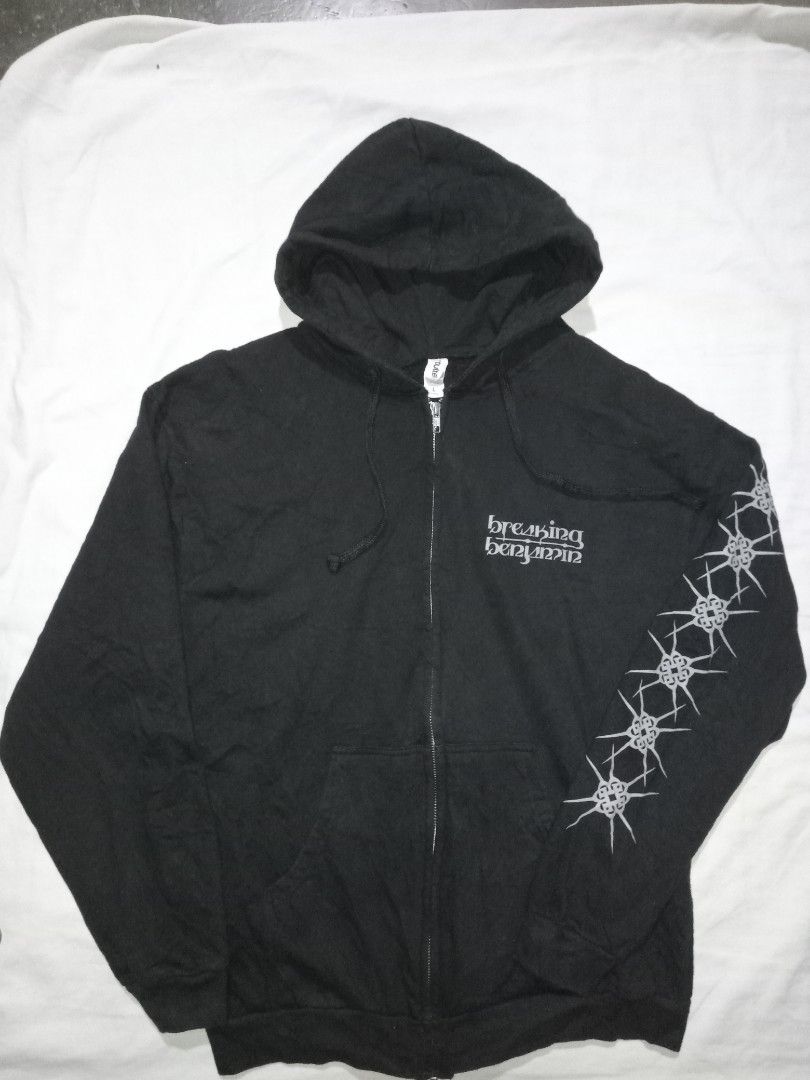 Breaking Benjamin Zip up Hoodie 22x27 Large on tag Very good