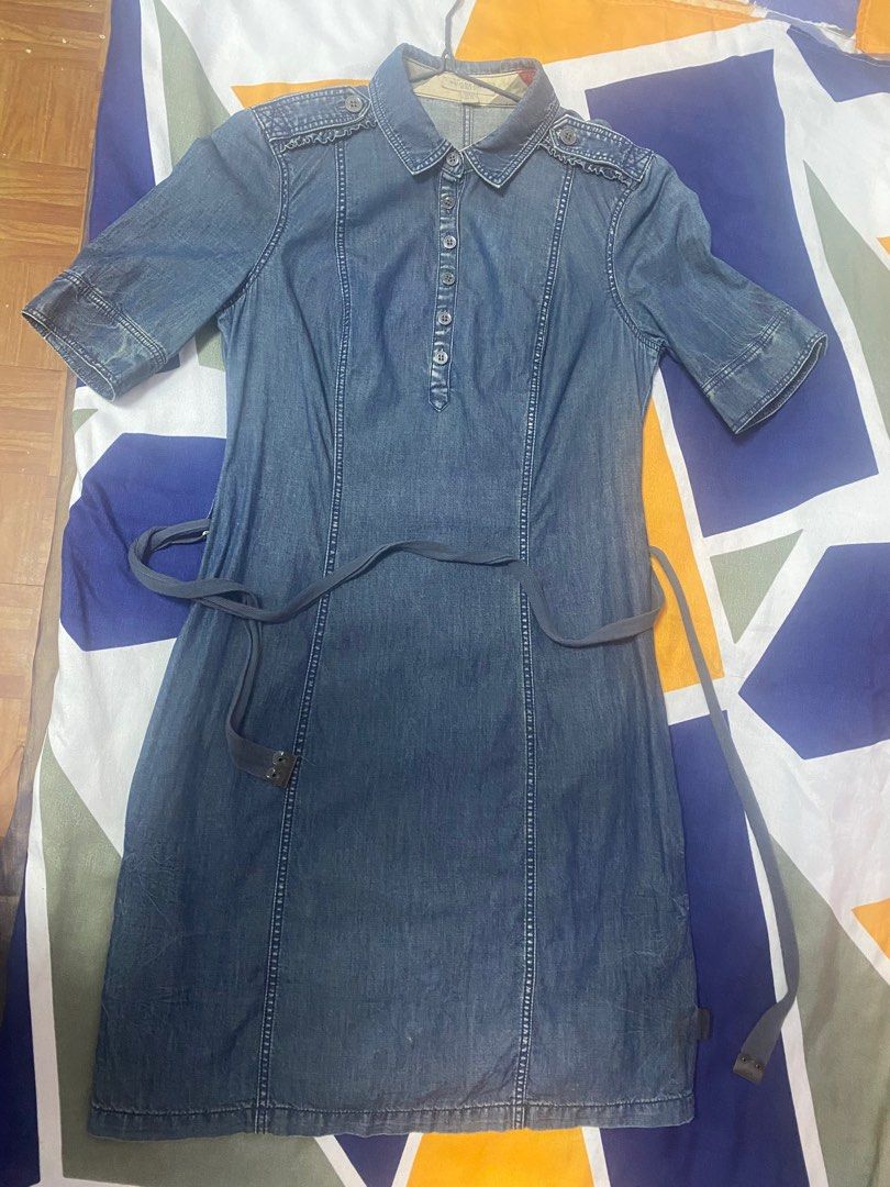 Burberry denim dress outlet