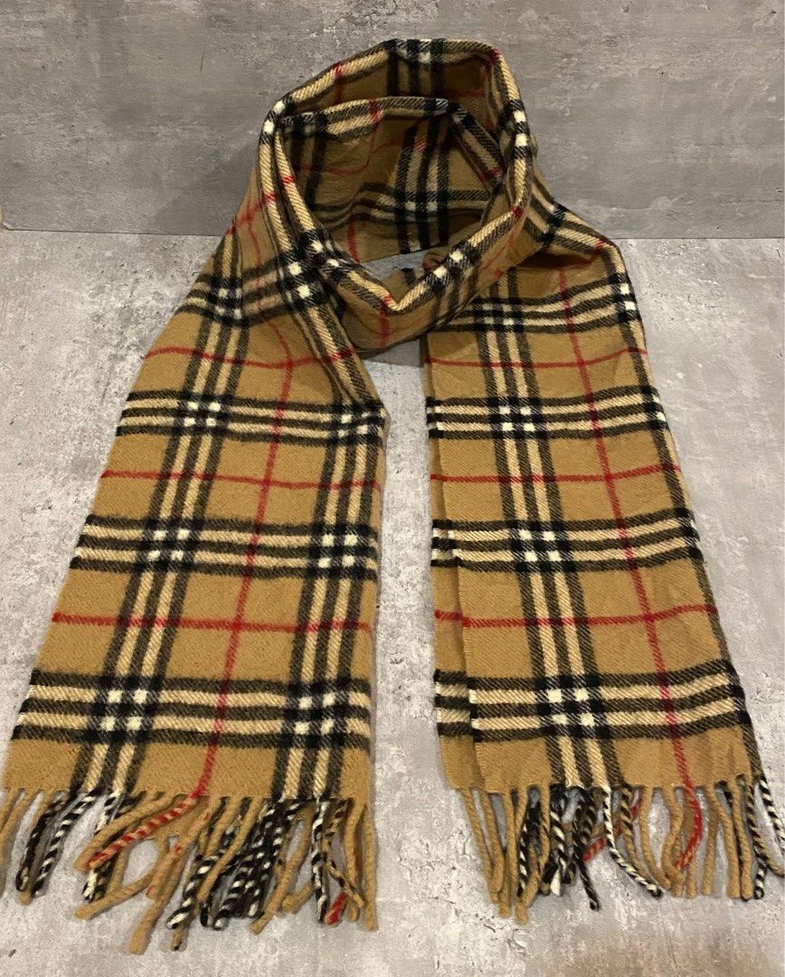 Burberry nova check discount wool scarf