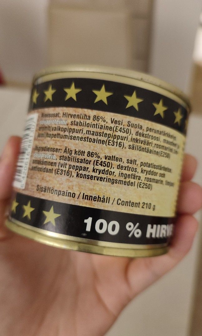 Canned Elk Meat, Food & Drinks, Packaged & Instant Food on Carousell