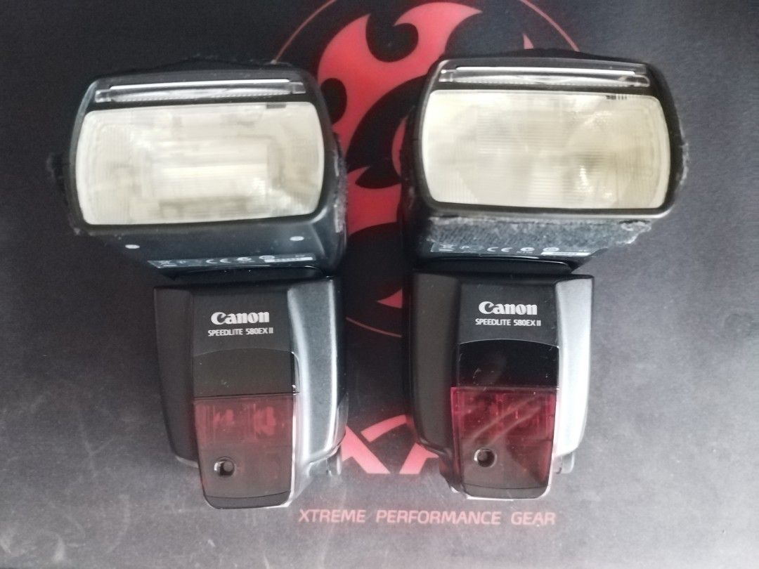 Canon 580EX II (Category: Flashes) located in Santa Rosa. Submitted by heckler03 (Listing ID 1250669174, Image 1). Description: Selling two (2) 580 EX Ii, well kept, dry box stored, barely used. Price is 9K each. RFS migrated to mirrorless..