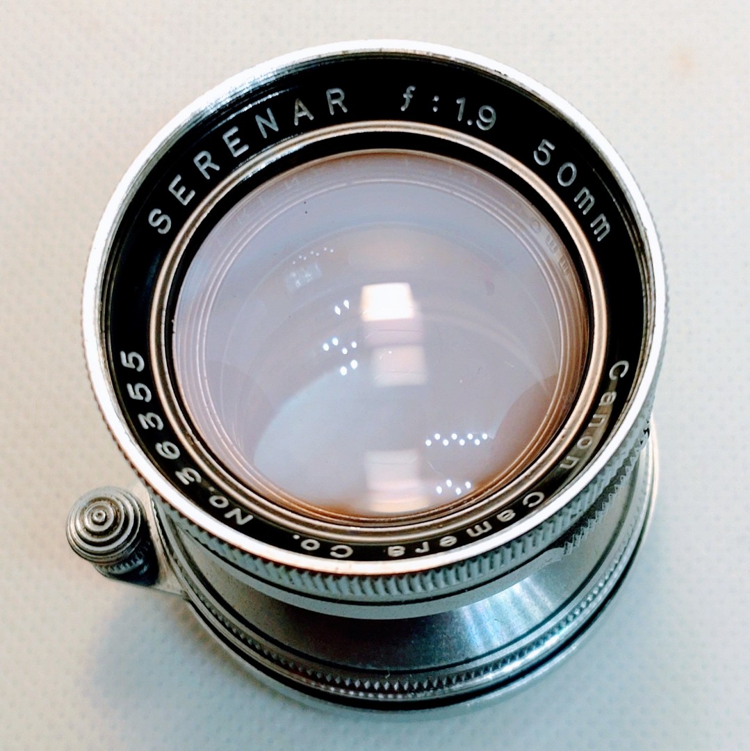 Canon Serenar 50mm f1.9 leica ltm l39, 攝影器材, 鏡頭及裝備